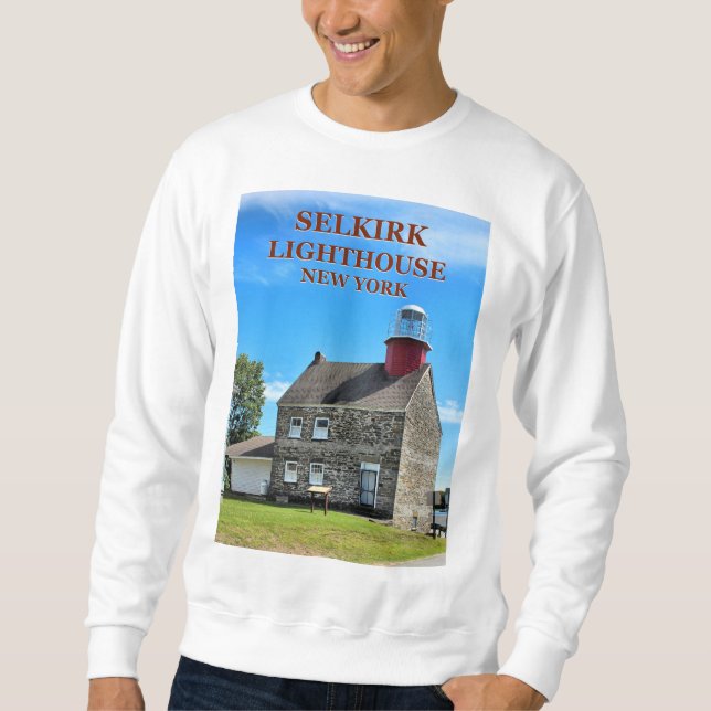 Sweatshirt Phare de Selkirk, rivière Saumon New York (Devant)