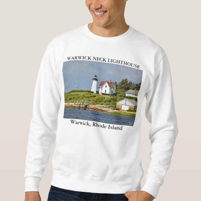 Sweatshirt Phare de Warwick Neck, Rhode Island (Devant)