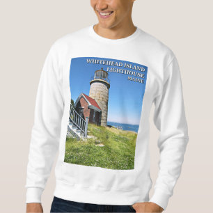 Sweatshirt Phare de Whitehead Island, Penobscot Bay Maine