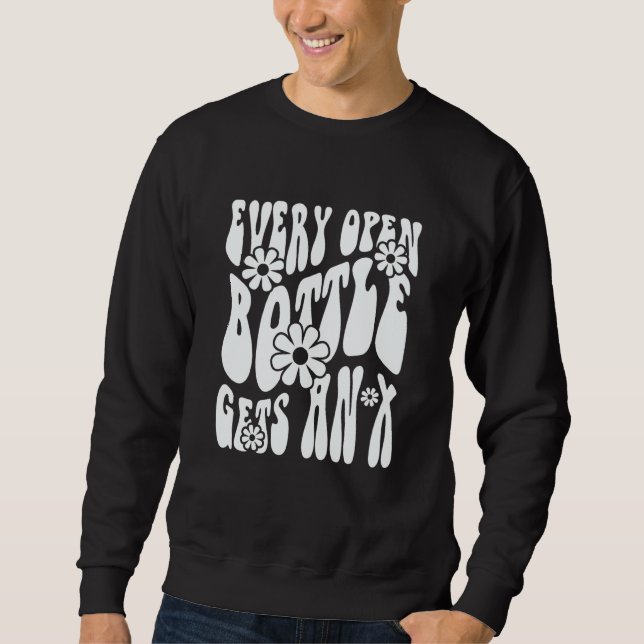 Sweatshirt Pharmacy Humor X Open Bottle Pharmacists and Techn (Devant)