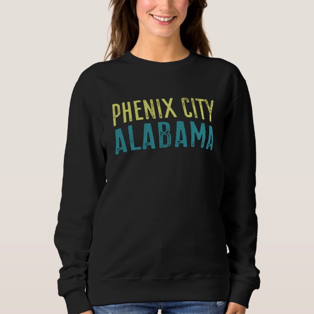 Sweatshirt Phenix City Alabama Pacific Coast Stacked (Devant)