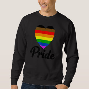 Sweatshirt Philadelphie Gay pride Rainbow Word Design