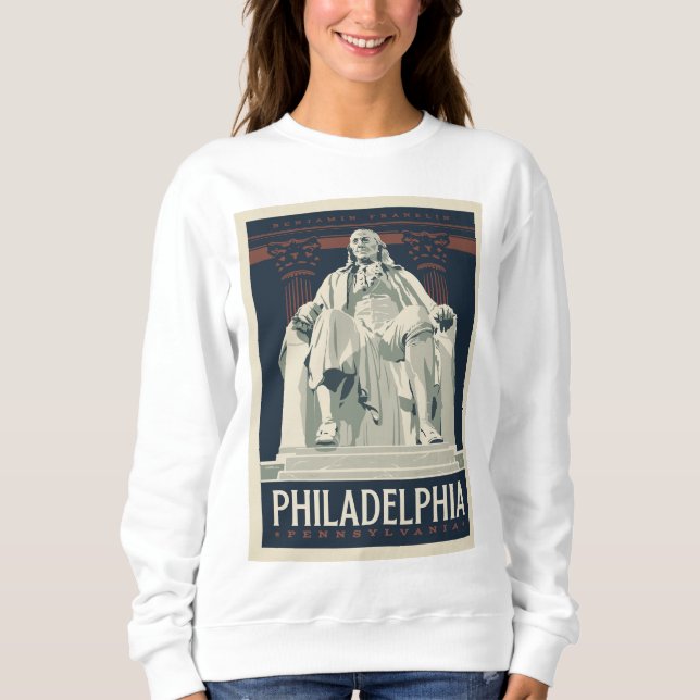 Sweatshirt Philadelphie | Institut Benjamin Franklin (Devant)
