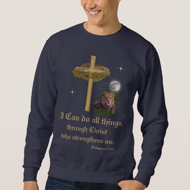 Sweatshirt Philippiens 4:16 (Devant)