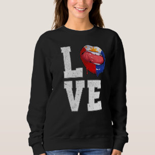 Sweatshirt Philippines Flag Football Fan Love Filipino