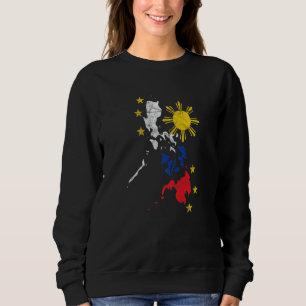Sweatshirt Philippines Pinay Filipino Pride Pays Drapeau Isla