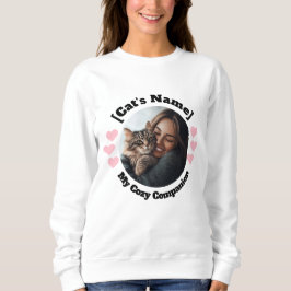 Sweatshirt Photo et nom personnalisés pour les Amoureux de le