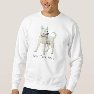 Sweatshirt photo originale de white American bulldog