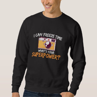 Sweatshirt Photographe Photo Hobby Camera Lens Photographie