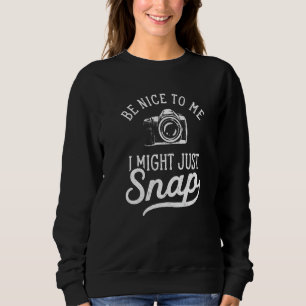 Sweatshirt Photographie Je Pourrais Juste Capturer Photograph