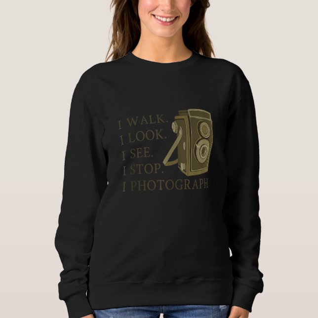 Sweatshirt Photographie rétro Vieux appareil photo Photograph (Devant)