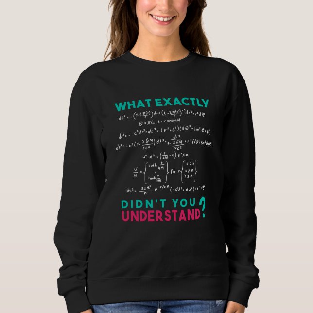 Sweatshirt Physics formula Joke (Devant)