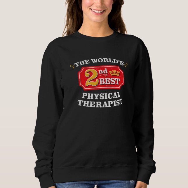 Sweatshirt Physothérapeute Pt Thérapie Appréciation Travail J (Devant)