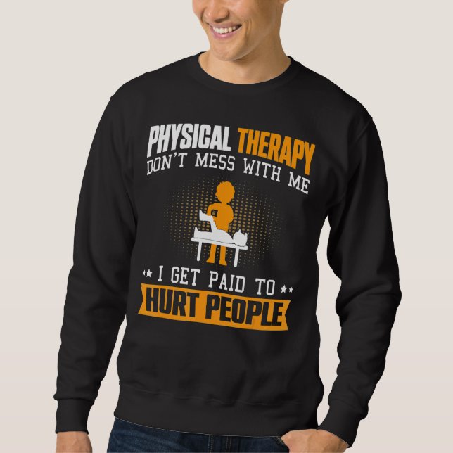 Sweatshirt Physothérapie Pt physiothérapeute Assistant (Devant)
