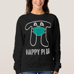 Sweatshirt Pi Day 2022 Pi Math Tee Visage Masque Drôle