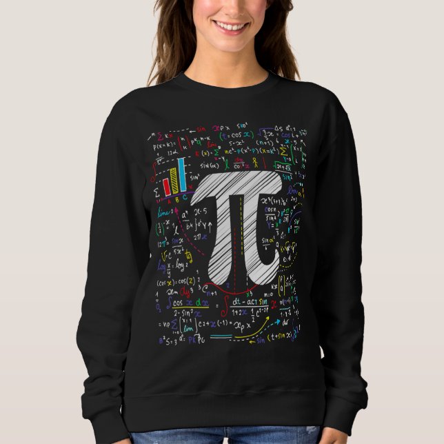 Sweatshirt Pi Day Math Equation Math Enseignant Geek étudiant (Devant)