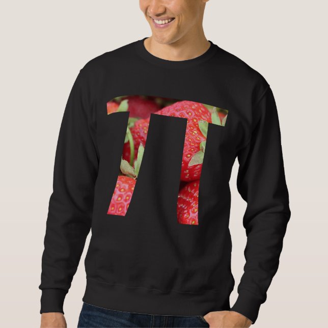 Sweatshirt Pi fraise (Devant)