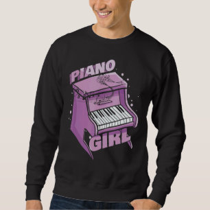 Sweatshirt Pianiste de musique Musique Piano clavier Piano Gi