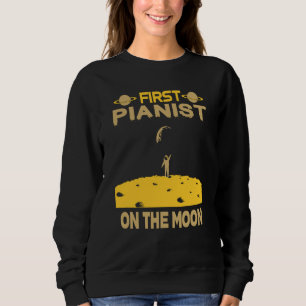 Sweatshirt Pianiste Sur La Lune