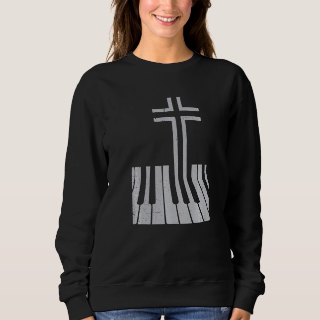 Sweatshirt Piano Cross   (Devant)