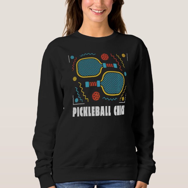 Sweatshirt Pickleball Chick (Devant)