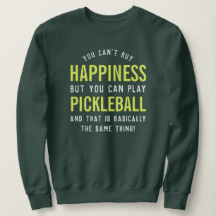 Sweatshirt Pickleball est le bonheur Funny Pickleball cadeau