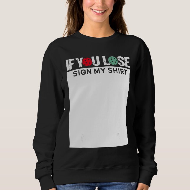 Sweatshirt Pickleball Match Day Pickleball Old And Young Play (Devant)