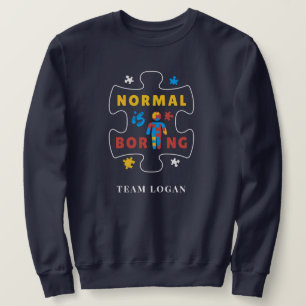 Sweatshirt Pièce de puzzle de sensibilisation à l'autisme Nor
