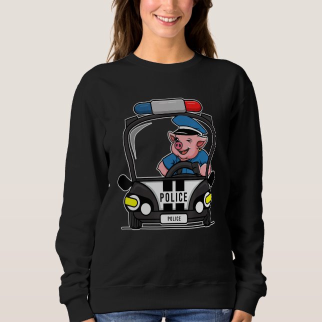 Sweatshirt Pig Cop, Hog Lover, Funny Farm Animal Lover For Me (Devant)
