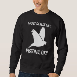 Sweatshirt Pigeon Cool Pour Hommes Femmes Rock Dove Oiseau An