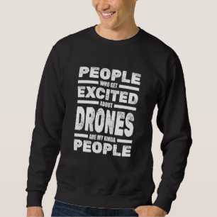 Sweatshirt Pilote de drone Fpv Racing Aviateur Quadcoptère R