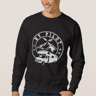 Sweatshirt Pilote de VR Camping drôle de camping-car de vacan