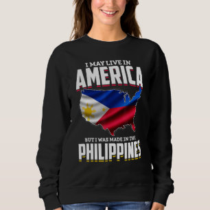Sweatshirt Pinay Pinoy American Filipino Heritage