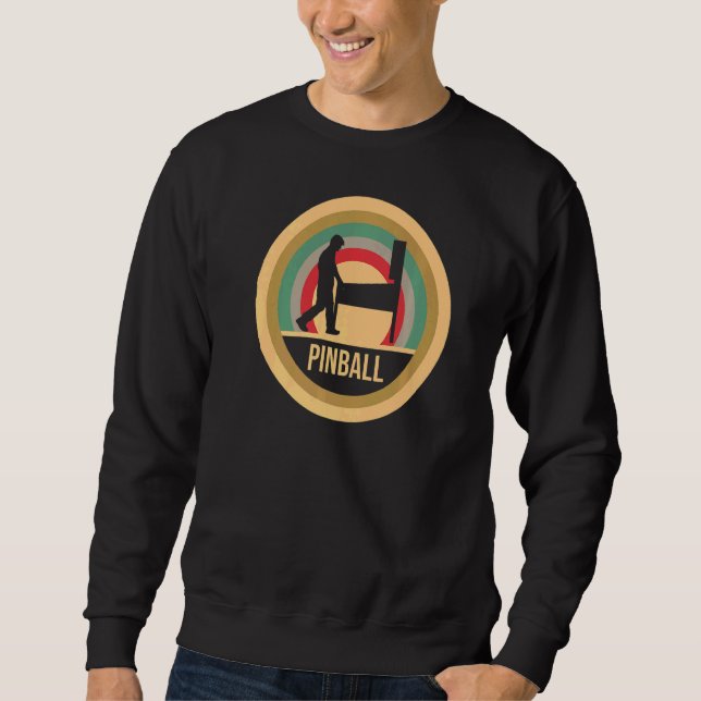 Sweatshirt Pinball Retro Arcade (Devant)