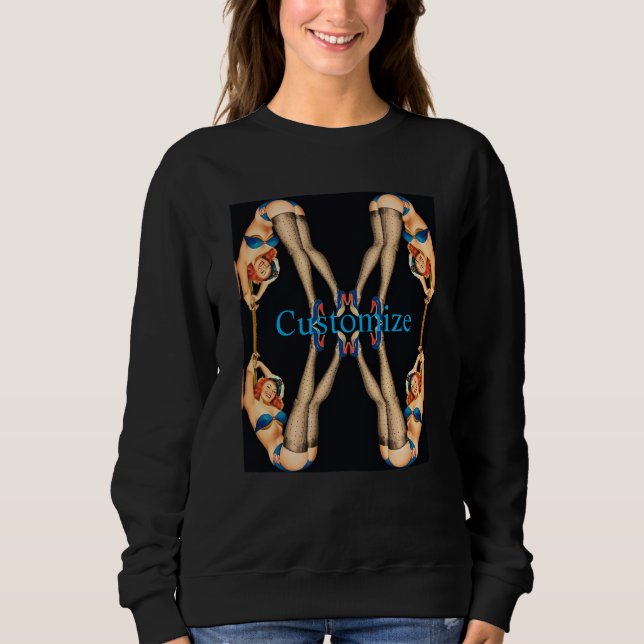 Sweatshirt Pinceaux Vintages acrobatiques Thunder_Cove (Devant)