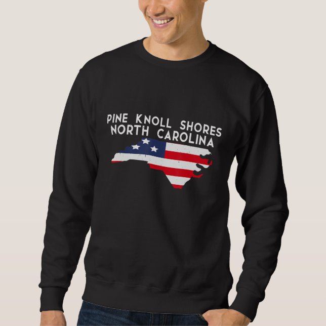 Sweatshirt Pine Knoll Shores Caroline du Nord États-Unis Amér (Devant)