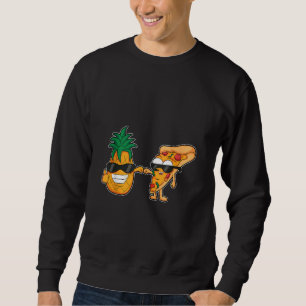 Sweatshirt Pineappa Hawaiian Pizza Friends Forever Cool Food