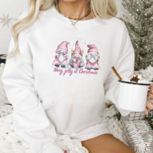 Pink Christmas Gnome - Festive Holiday Fashion