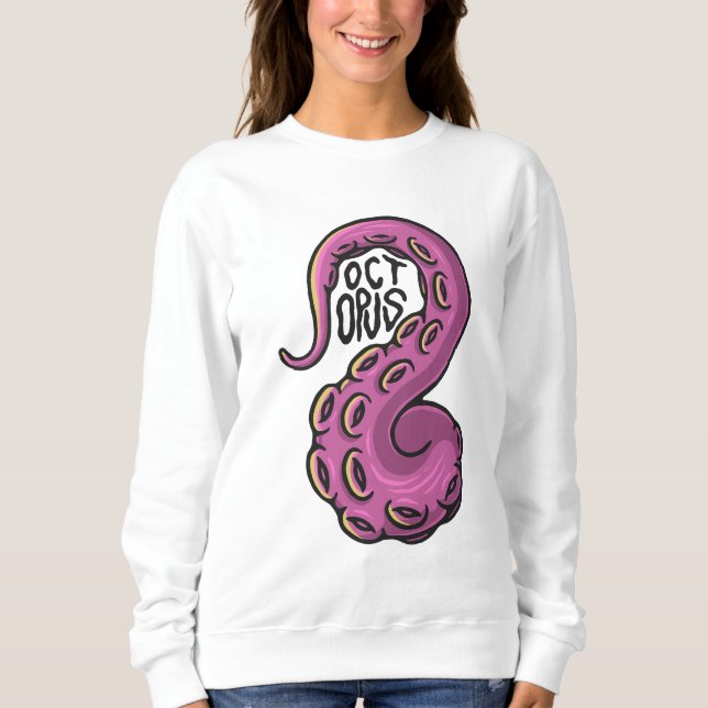Sweatshirt Pink Tentacle (Devant)
