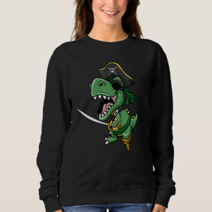 Sweatshirt Pirate Dinosaure Rex Tyrannosaurus Halloween Costu