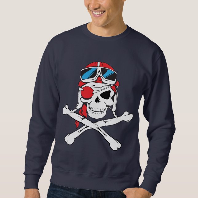 Sweatshirt Pirate Patch crâne/oeil (Devant)