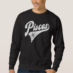 Sweatshirt Pisces Retro Astrologie Zodiaque Horoscope Pisces