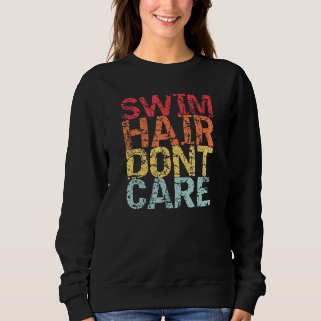 Sweatshirt Piscine Plongée Sport Swimmer Swim Dont (Devant)