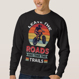 Sweatshirt Pistes Cyclables Mtb Mountain Bike Bmx 1