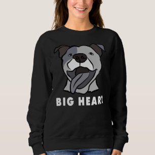 Sweatshirt Pitbull Chien grand coeur Chien