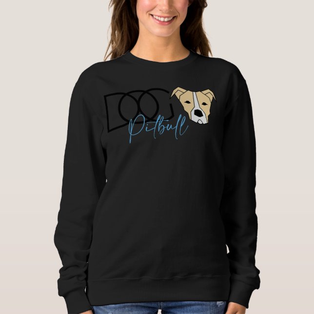 Sweatshirt Pitbull Dog 261 (Devant)