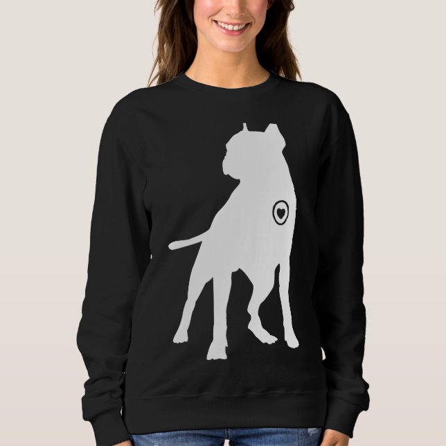 Sweatshirt Pitbull Love Classic 313 (Devant)