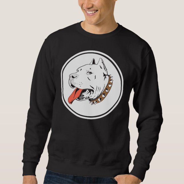 Sweatshirt Pitbull Lover 75 (Devant)