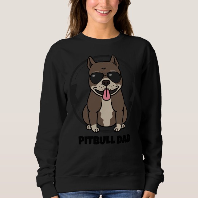 Sweatshirt Pitbull Papa 244 (Devant)