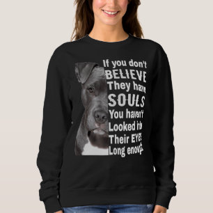 Sweatshirt Pitbull Propriétaire Soul Pitbull J'Aime Pitbull P